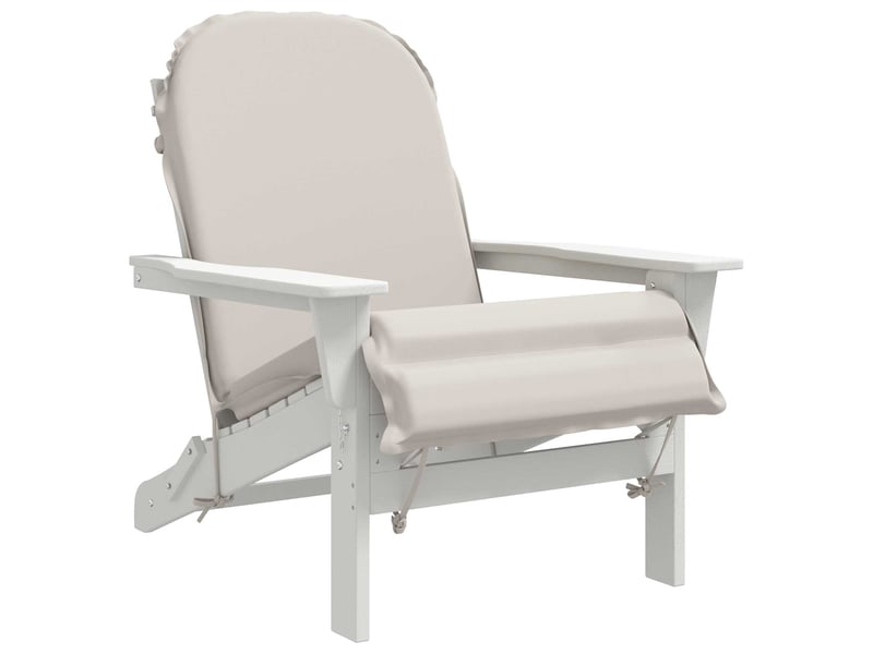  Coussin de transat ensoleillé, coussin pour bain de soleil gemert 100 % polyester blanc cf56021  - Conforama C