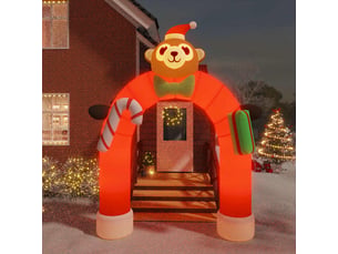 Porte de voûte gonflable de noël avec led 380 cm