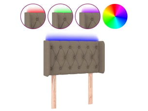 Tete de lit A poser largeur 83 cm   taupe