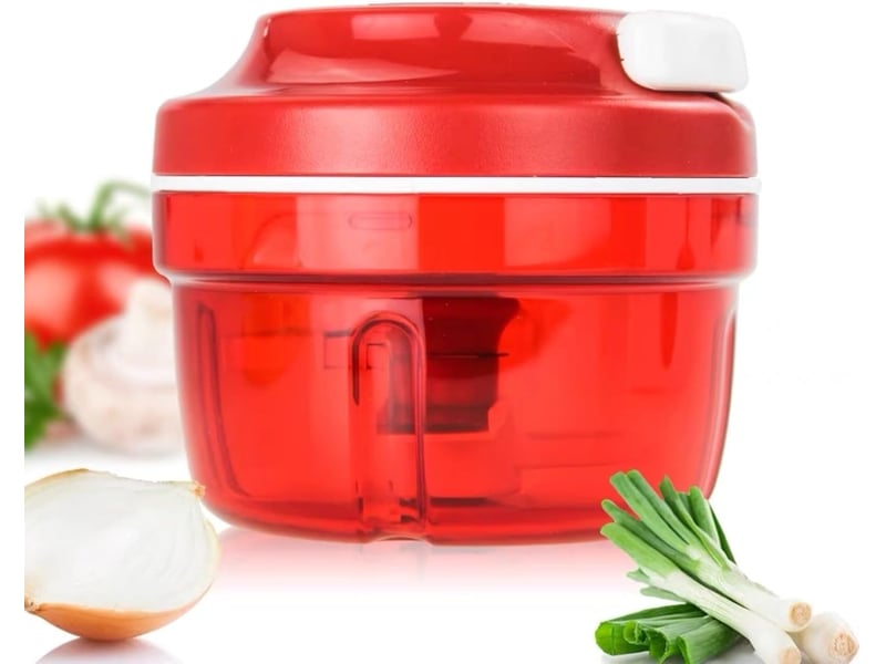  Coupe-oignons, hachoir manuel avec corde, coupe-légumes conception de cordon de ménage blender de viande de déchiqueter  - Conforama A