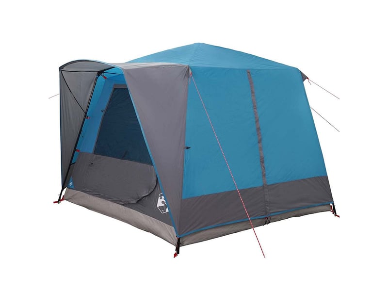 Tente de camping 5 personnes 5 personne bleu et gris - Conforama D