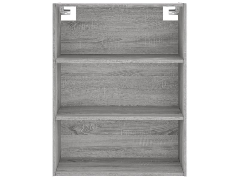  Buffet haut - bahut - meuble de rangement sonoma gris 69,5x34x180 cm bois d'ingénierie  - Conforama E