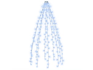 Guirlande lumineuse d'arbre de noël 210 led bleu 210 cm cf62424