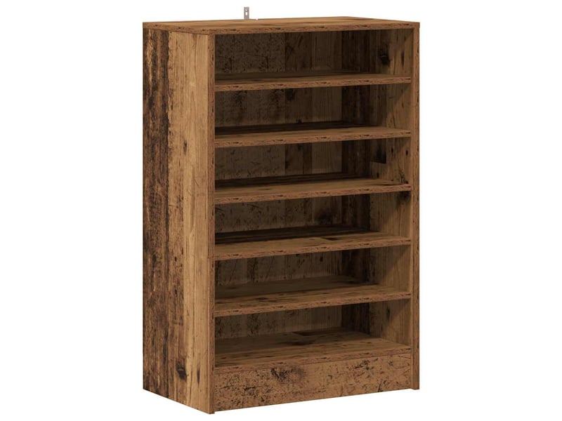  Meuble à chaussure, cabinet à chaussures 60x35x92 cm bois ancien  - Conforama A