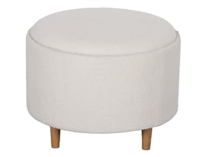 Pouf / repose pied DESMIU blanc