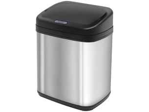 Poubelle automatique 20 l avec capteur en acier inoxydable 33 x 25 x 42,5 cm