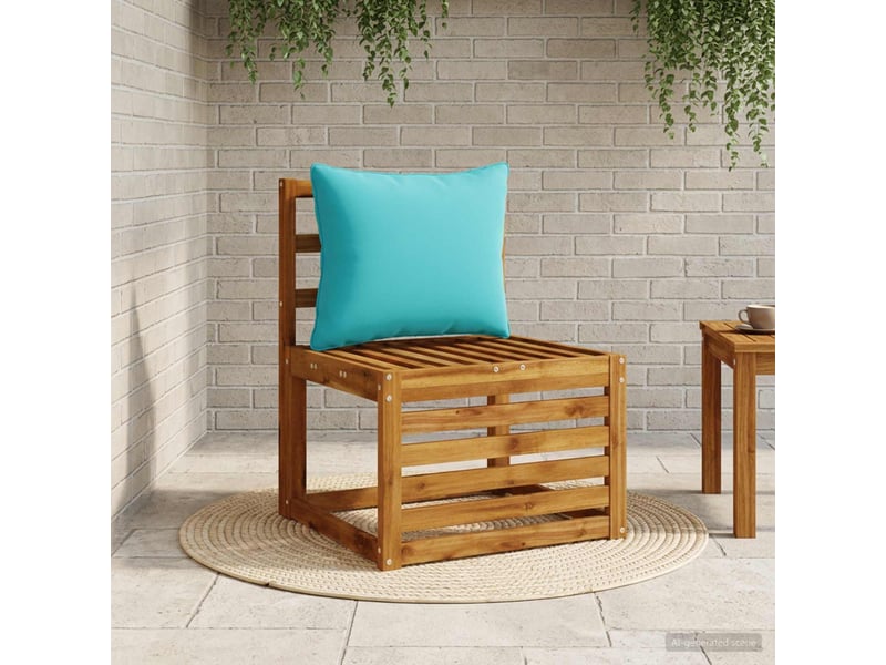  Coussin de dos, coussin de dossier 1 pièce putten 100 % polyester turquoise cf54457  - Conforama B