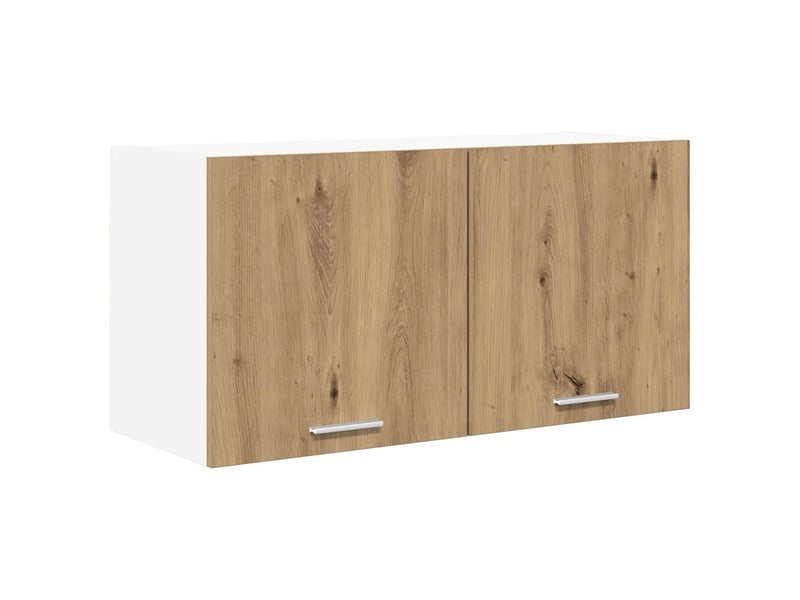  Armoire suspendue de cuisine moderne avec grand espace de stockage 80 x 31 x 40 cm en bois d'ingénierie chêne artisanal 02_0053232  - Conforama A