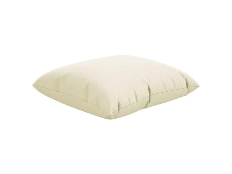  Lot de 4 coussins de canapé, coussins décoratifs crème 60x60 cm tissu cf59235  - Conforama E
