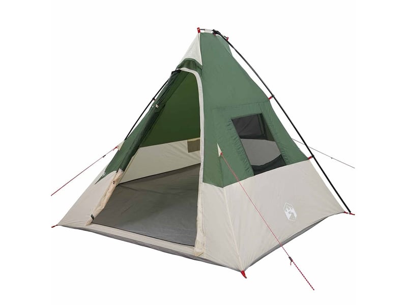  Tente tipi, tente de camping 6 personne imperméable vert taffetas  - Conforama A