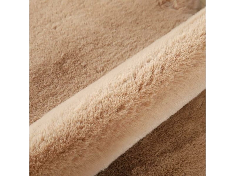 Tapis de zone lavables rond duveteux grands coussinets protecteurs tapis pour enfants pour salon chambre bebe tapis de chambre d'enfant 90 x 120 cm  - Conforama C