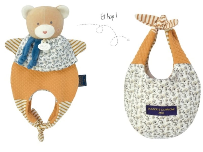  Doudou amusette ours bio pollen  - Conforama A