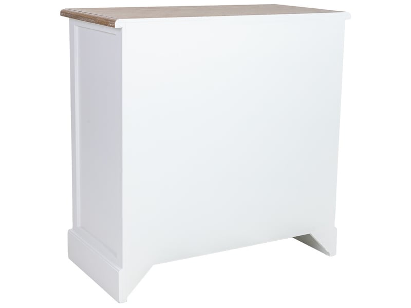 Commode en bois marron 80x40x80,5 cm h  - Conforama D
