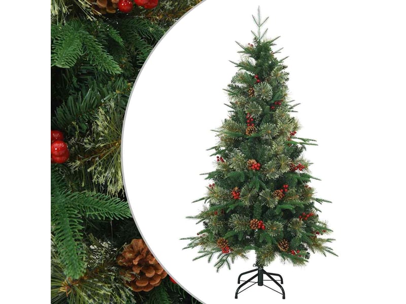  Sapin de noël - arbre de noël artificiel à branches articulées vert 150 cm  - Conforama A
