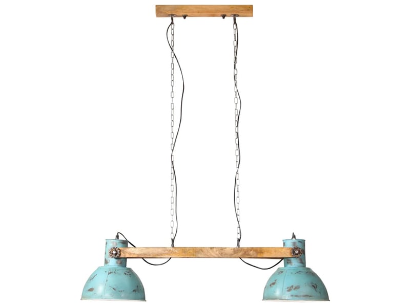  Lampe suspendue, suspension luminaire 25 w bleu délavé 85x28x109 cm e27  - Conforama C