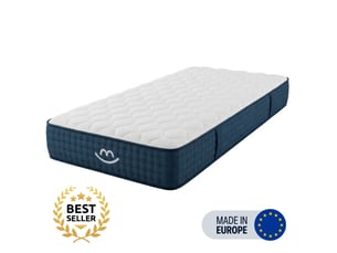Matelas 90x200 cm MORPHEA Jade Ressorts + mémoire de forme soutien Ferme épaisseur 26 cm