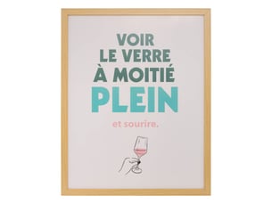 Affiche encadrée aria 40x50cm