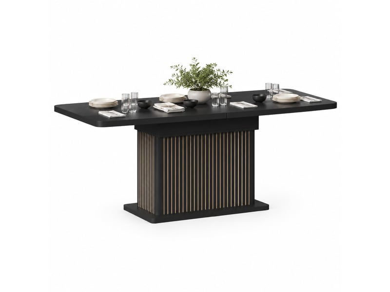 Table extensible 120-160 cm avec rangement intégré evryae - Conforama A
