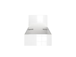 Lit coffre 90x190 cm   TITAN coloris Blanc brillant