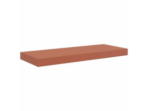 Étagère flottante, étagère suspendue montage mural rouge 60 x 23,5 x 3,8 cm cf42572