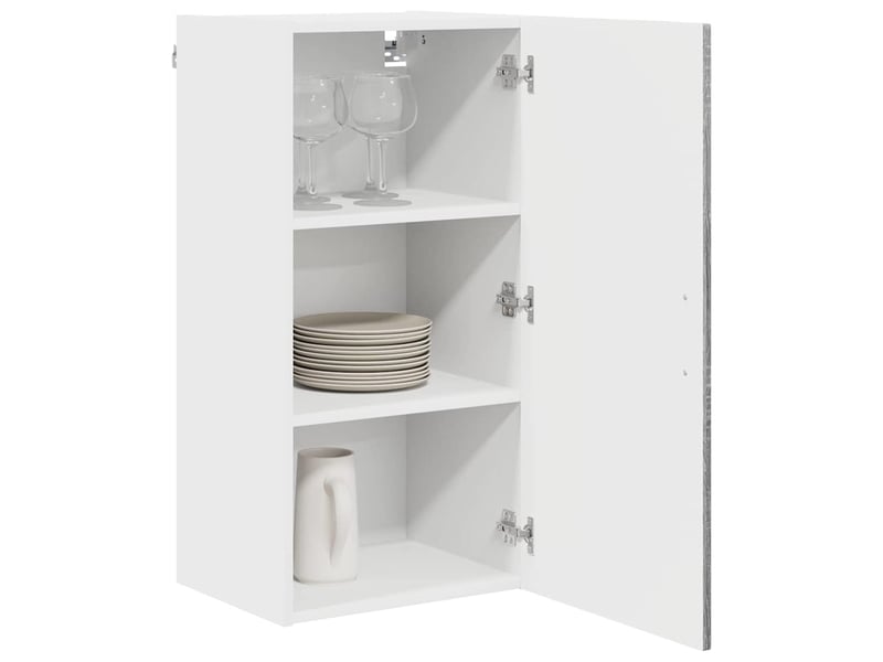  Meuble mural de cuisine | armoire de cuisine gris sonoma 40x31x80cm shl8376  - Conforama C