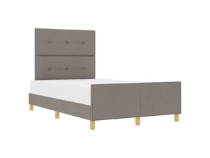 Lit 2 places 120x190cm    coloris taupe