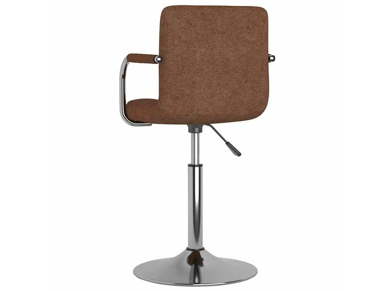  Tabouret de bar, chaise de bar marron tissu  - Conforama E