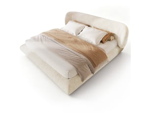 Lit 2 places 180x200 cm <strong>HAUSS SPOLE</strong>  <strong></strong> coloris beige
