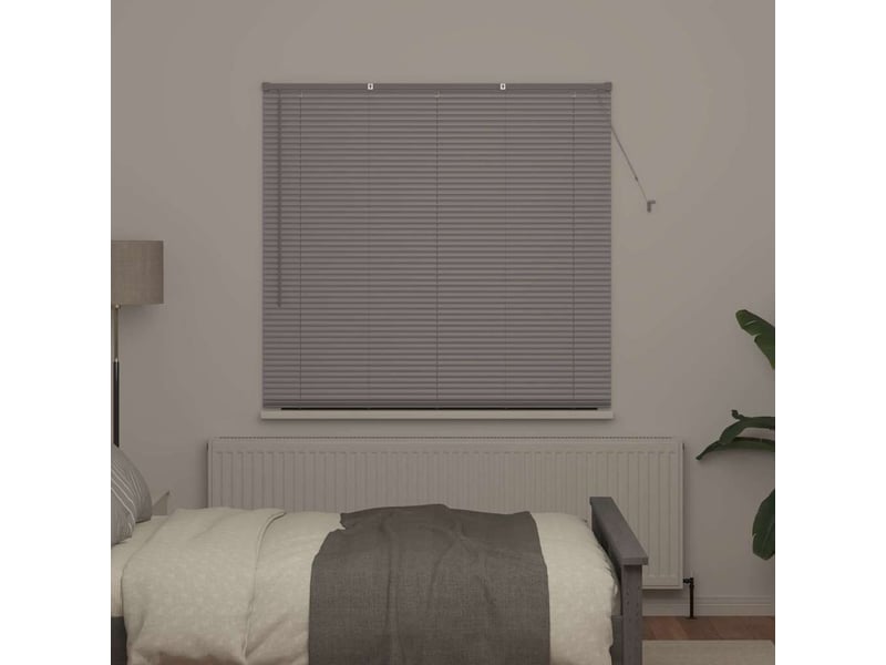  Store vénitien, store de fenêtre argenté 175 x 145 cm 25 mm aluminium cf47571  - Conforama C
