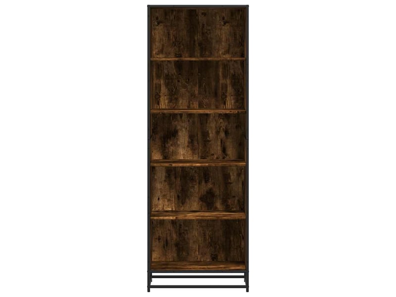  Bibliothèque, étagère de rangement chêne fumé 60x35x170,5 cm bois d'ingénierie  - Conforama D