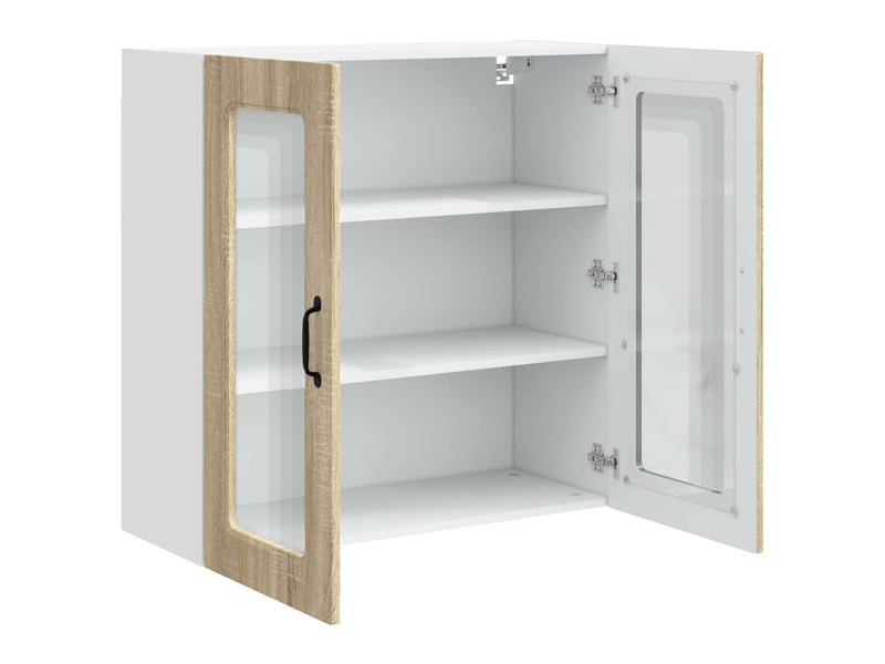 Meuble mural de cuisine | armoire de cuisine chêne sonoma 80x31x80cm shl3501 - Conforama E