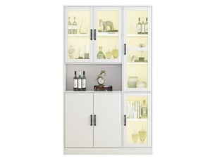 Buffet 2 porte(s)   STILVORA  - 120 cm coloris blanc 