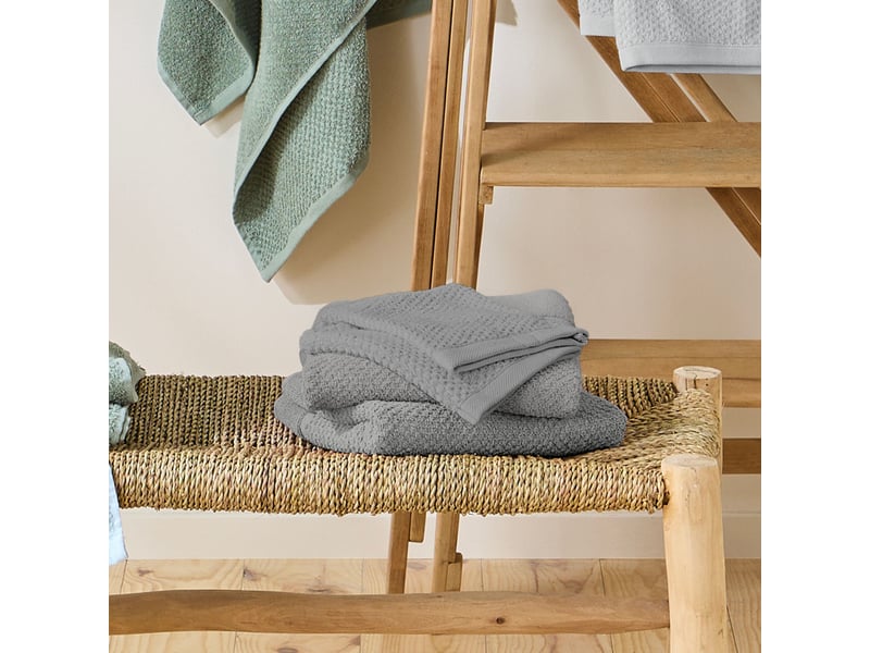  Lot 2 serviettes de bain et 2 gants de toilette  - Conforama B