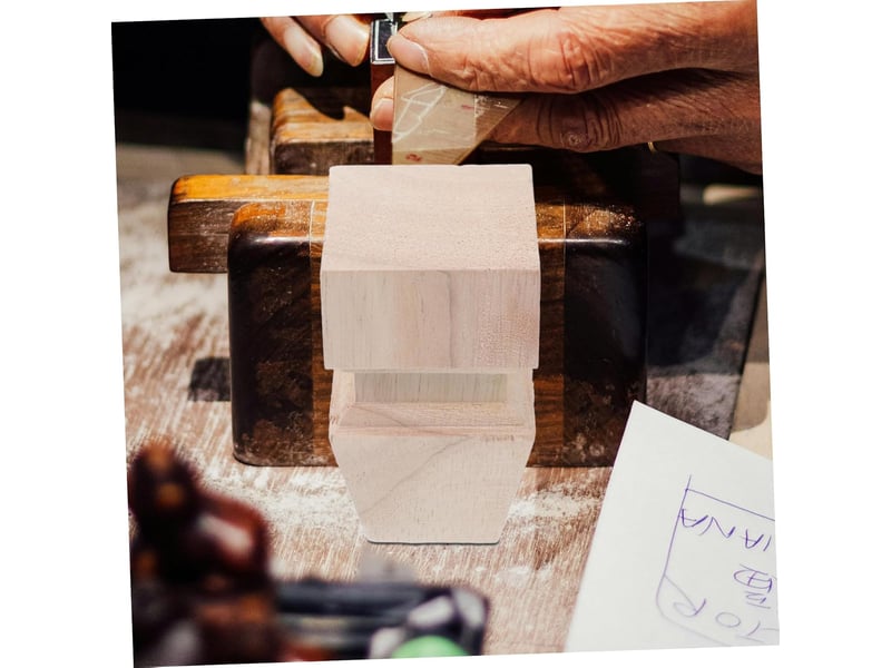  4pièces canapé bois de meubles de table bois pour remplacement et support de mobilier  - Conforama E