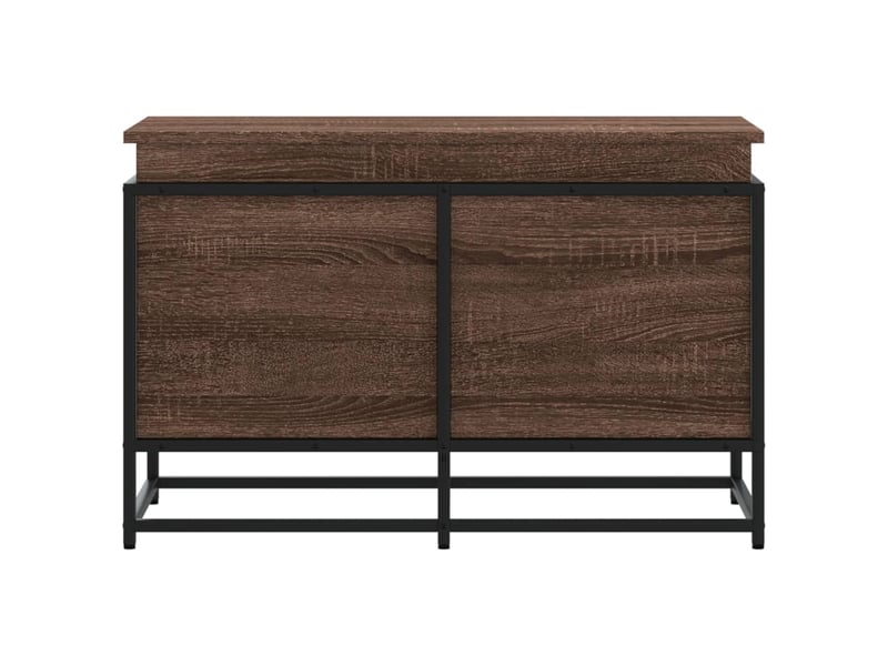  Boîte de rangement, coffre de rangement avec couvercle chêne marron bois ingénierie shl138  - Conforama D