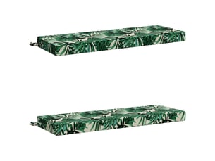 Lot de 2 coussins de banc, coussins d'assise soest 100 % polyester cf56881