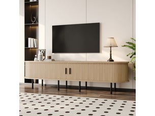 Meuble tv coloris naturel 170 cm <strong></strong>  <strong></strong>