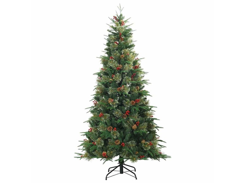  Sapin de noël - arbre de noël artificiel à branches articulées vert 240 cm  - Conforama C