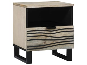 Table de chevet - cabinet de chevet - table de nuit 2 pc blanc 40 x 33 x 46 cm bois d'ingénierie