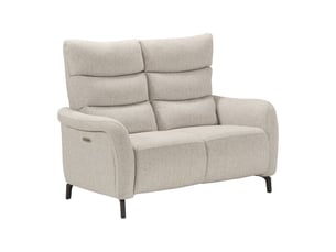 Canapé droit relax électrique <strong>ALTOBUY</strong> <strong>VARENNE</strong> 2 places Polyester beige