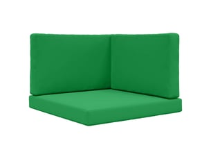Coussin de canapé d'extérieur, coussin de chaise polyester vert 80 x 80 cm cf54192