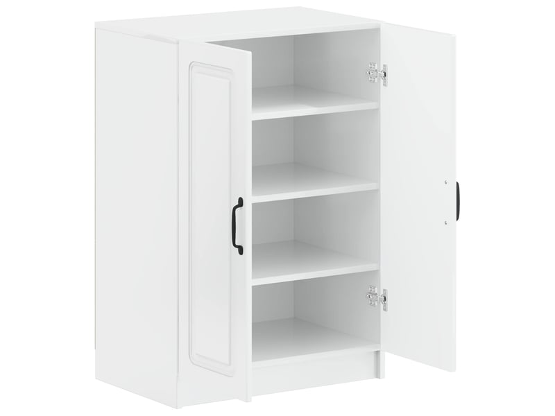  Meuble à chaussures, cabinet à chaussures utrecht 59,5x39,5x87 cm blanc brillant  - Conforama C
