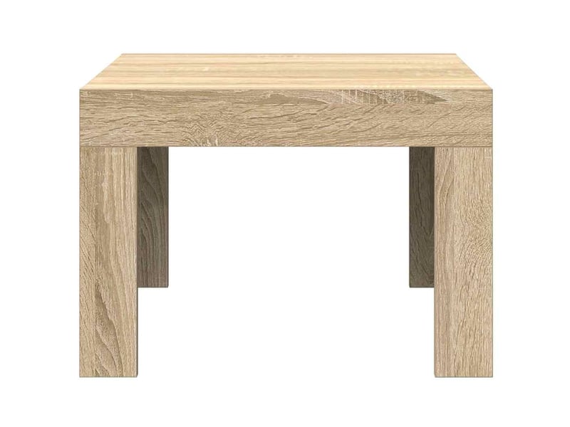  Table basse - table de salon - table à thé chêne sonoma 50x50x35 cm bois d'ingénierie  - Conforama E