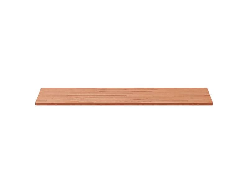  Comptoir de salle de bain, plan de travail 100x50x1,5 cm bois massif de hêtre cf65699  - Conforama D