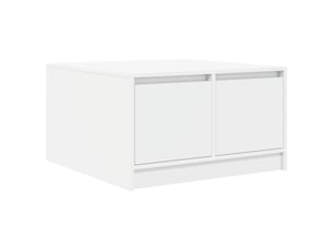 Table basse rectangulaire coloris blanc  