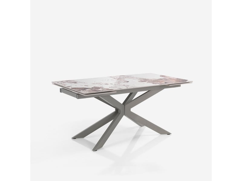  Table extensible en céramique et acier 160240x90 ward  - Conforama D