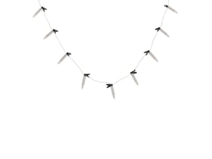 Guirlande lumineuse bougie pour sapin 1,65 m 10 led à piles