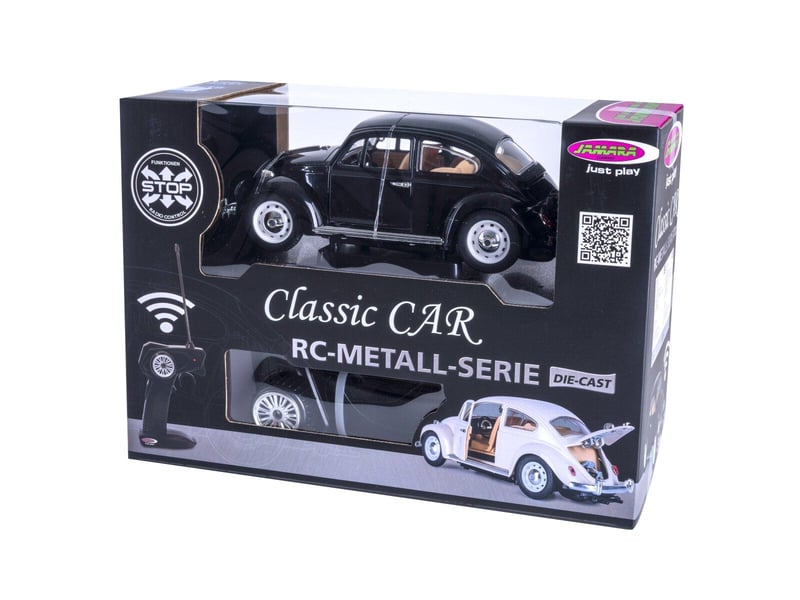 Vw käfer rc diecast 1:18 noir 27mhz 402700 - Conforama C