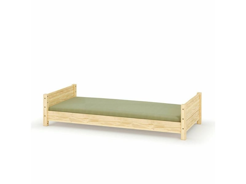  Pack lit enfant montessori avec matelas 90x200 cm louw  bois Louw - Conforama A
