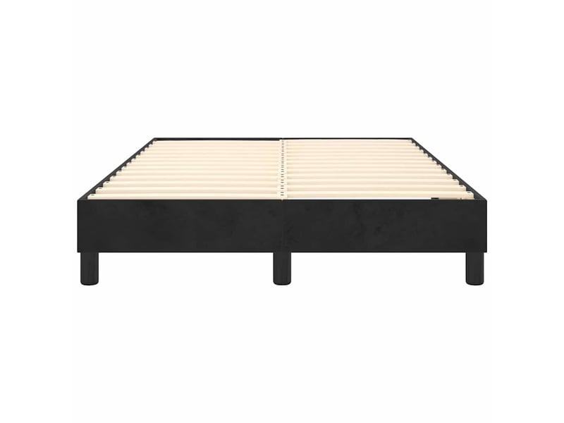  Lit double- lit adulte -  cadre de lit à lattes noir 120x200 cm velours  - Conforama D